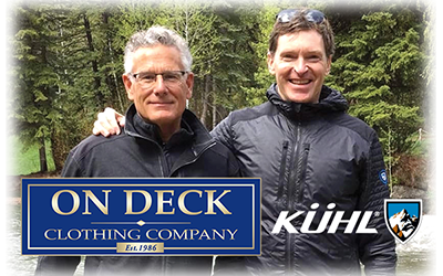 On Deck Owner/Buyer, Mitch Larson and Kuhl’s Kevin Boyle at Sundance in Utah