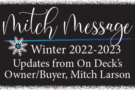 Mitch Message Winter 2022-23