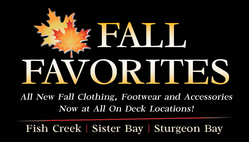 All New Fall Favorites Now at All On Deck Stores!