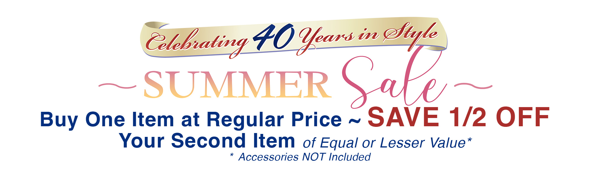 Now SAVE HALF OFF Your 2nd Item at All On Deck Locations!